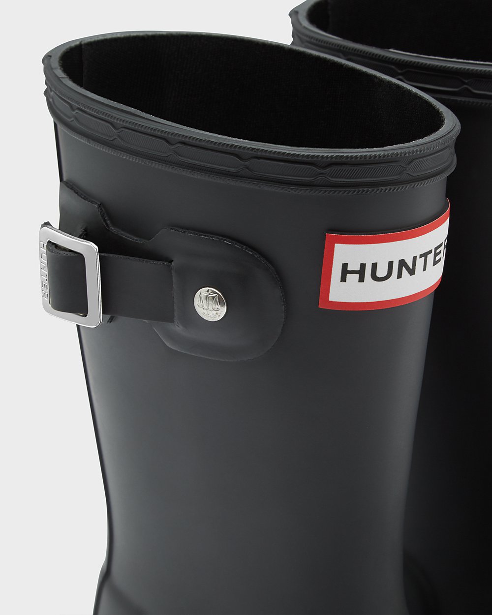 Botas de Lluvia Hunter Niños - Original Little - Negros - LNUQDOB-63